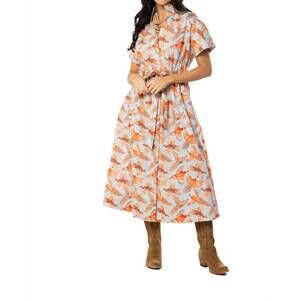 NEW HOLLY SHAE DESIGN bria midi dress in pheasant blue